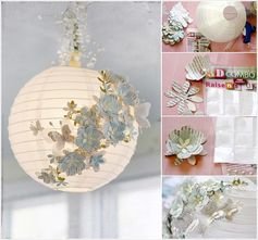 A Stunning Embellished Paper Lantern.