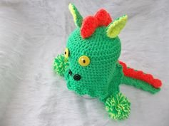 Creating Beautiful Things in Life: Dino Tales, Earflap Hat Pattern