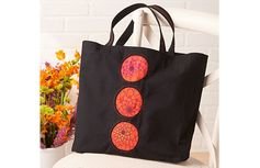 Peek-a-boo Reverse Appliqué Tote