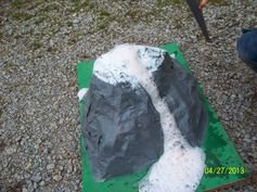 How to make a paper mache volcano