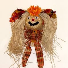 Scarecrow Wreath - Perfect for Fall, Halloween, or Thanksgiving!