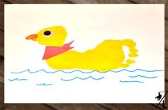 A Cowboy's Life: Footprint Duck Craft