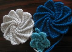 Crochet Spiral Flower - Tutorial this is great!
