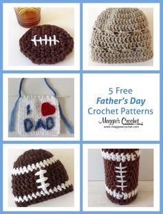 Five Freebies – Father’s Day Free Crochet Patterns