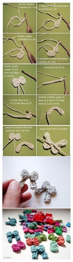 Little bows crochet
